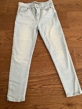 Joe’s Jeans Light Wash Sophia High Rise Skinny Crop Size 29W